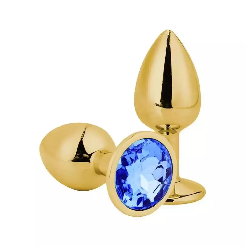 Plug Dourado de Aço.